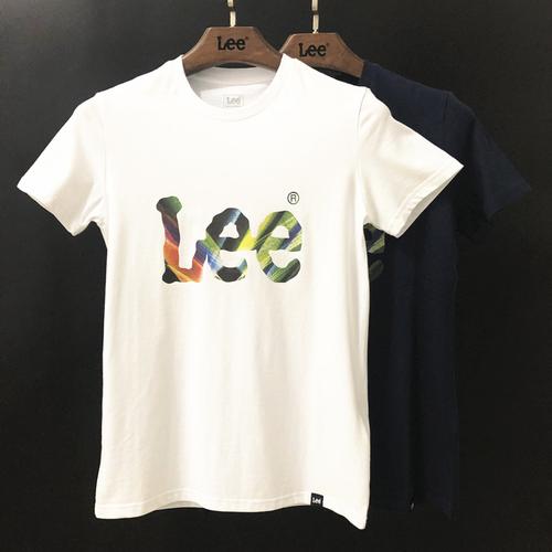 lee专柜男士短袖t恤印花logo圆领短袖l329922lqk14 l329922lqb8d