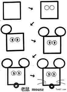 正方形图片_简笔画图片_少儿图库_中国儿童资源