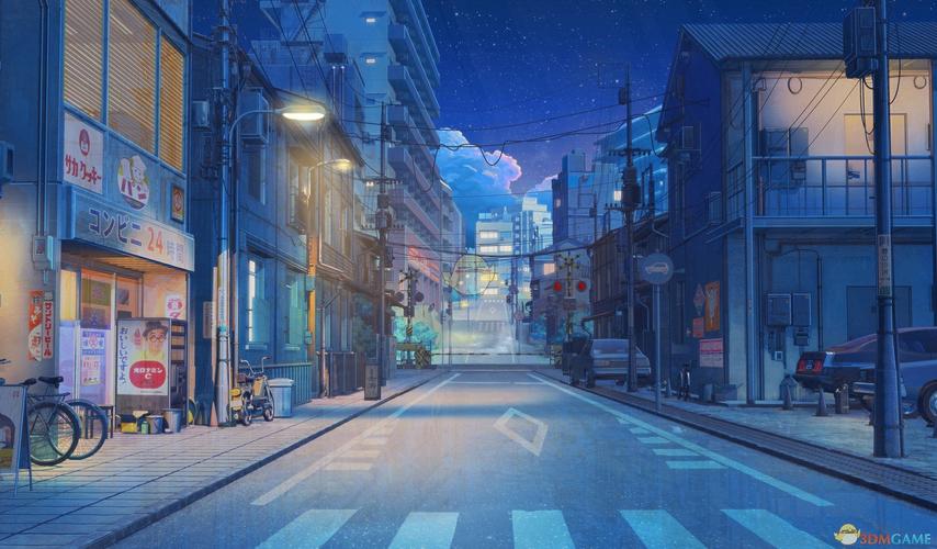 wallpaperengine日本夜晚的街道壁纸