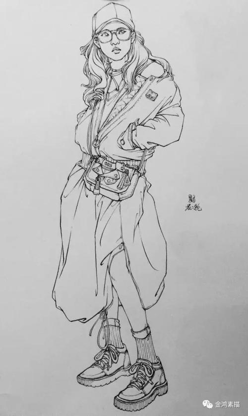 精美的各种人物动态 | 速写_素描学习交流_零二七艺考