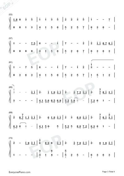 take me hand 简谱