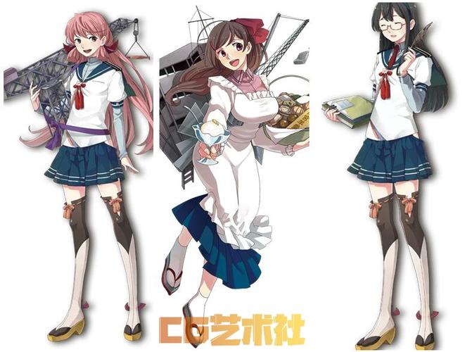 游戏设定舰队collection舰娘立绘原画素材下载