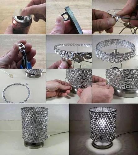 易拉罐环变废为宝,能做的东西真不少,diy手工制作妙不
