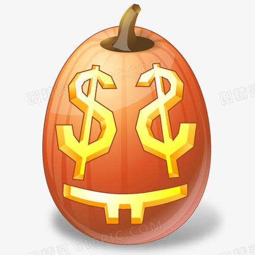万圣节南瓜灯金币