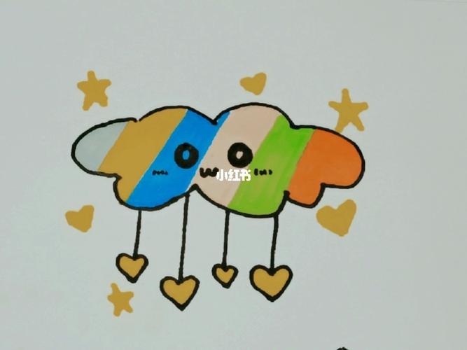 这样画白云很简单啊!_简笔画_教程_绘画_简笔画教程_文化_绘画