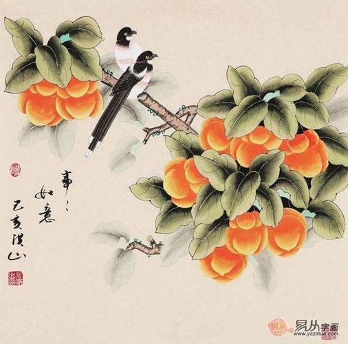 三款餐厅花鸟挂画推荐:精致唯美,寓意还吉祥