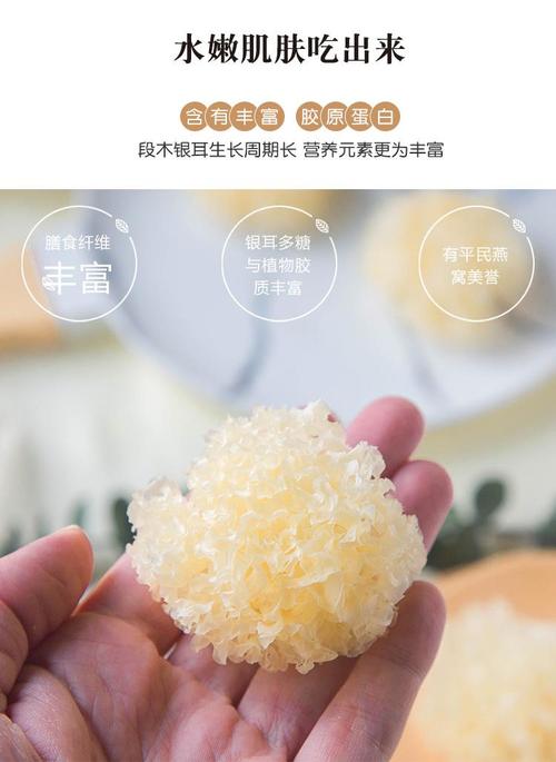 建宁公主 椴木银耳 野生椴木银耳干货小朵银耳羹糯耳