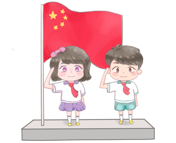 央小61少先队今天我是光荣升旗手