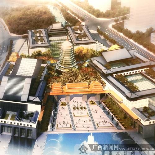 桂林世界旅游城一院两馆效果图到桂林,中外游客看的是山水,将来游客到