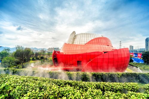 重庆万达文旅城展示中心实景图