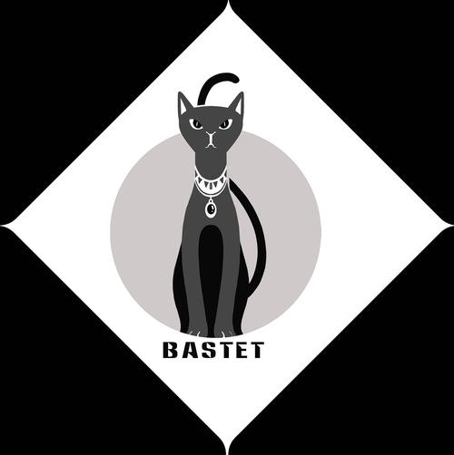 埃及猫神贝斯特神  2.埃及艳后克娄巴特拉七世  3.狮身人面像  4.