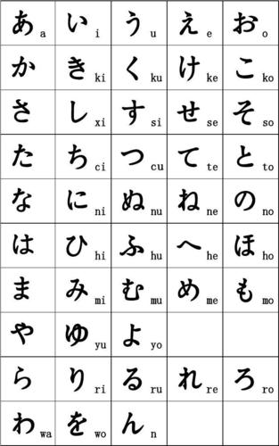 日本字练习答案