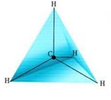 再利用高中立体几何的知识可是求得正四面体的边长即任意两个h原子的