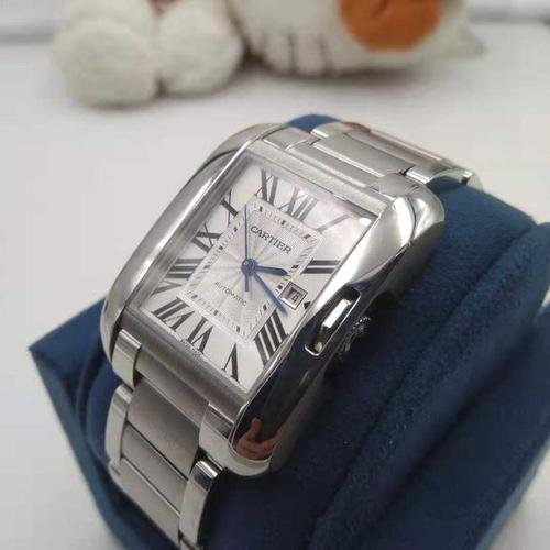 卡地亚坦克系列女款机械腕表