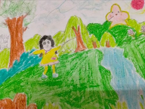 殷店小学六年级《画春天》