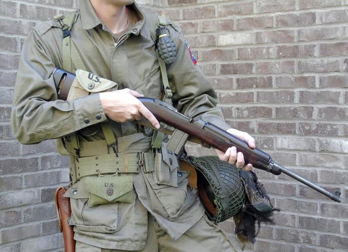 原创图说m1卡宾枪二战美国产量最大的枪械世界第一种单兵自卫武器