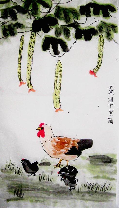 万杰艺术教育书画培训中心学生国画作品