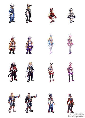 点击进入查看dnf全职业2012五一礼包 时装套装动态图展示