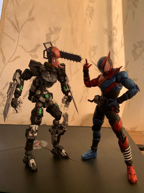 自制电锯人头部完工