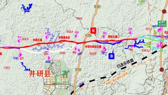 安逸乐山又将新建一条高速公路要经过这些乡镇