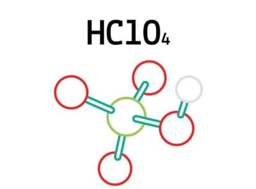 高氯酸是一种强酸,有强烈的腐蚀性,刺激性,酸酐为cl2o7.