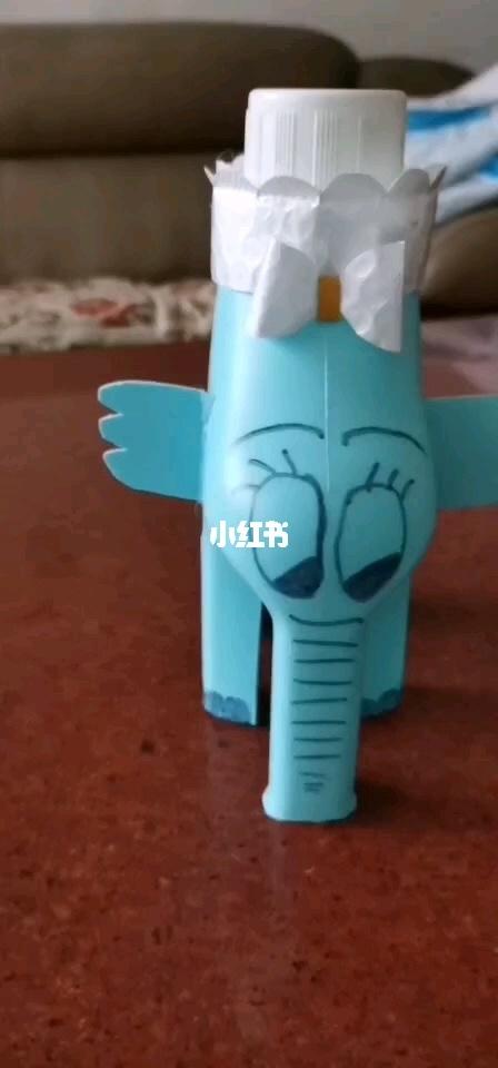 洗衣液制作的大象98_洗衣液_兴趣爱好_手工