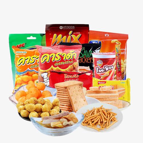零食大礼包组合免抠素材免费下载_觅元素51yuansu.com