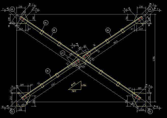 大神们,这个柱间支撑的长度怎么算?