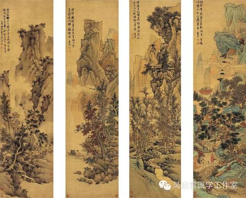 明代后浙派代表画家蓝瑛作品欣赏