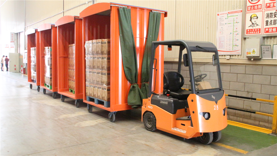 卓一电动牵引车家电行业应用案例