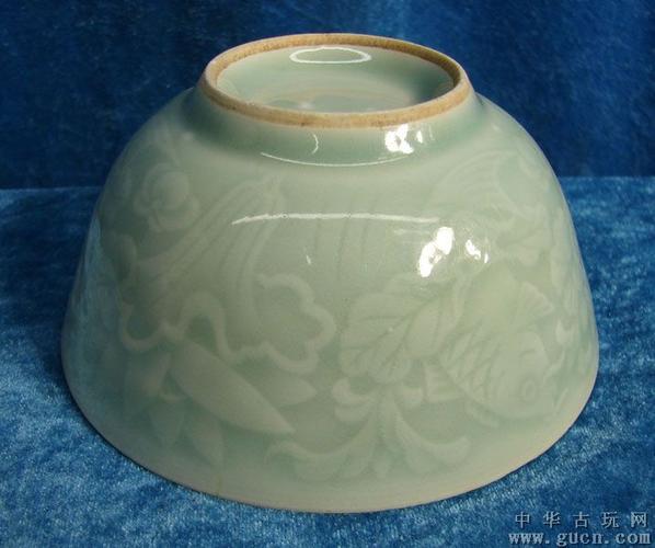 清代.龙泉窑暗刻花.瓷片(编号:a5-80)