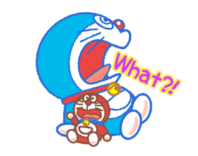 哆啦a梦 & 哆啦美贴纸 - 新的表情符号, gif, 贴纸免费123emoji.com
