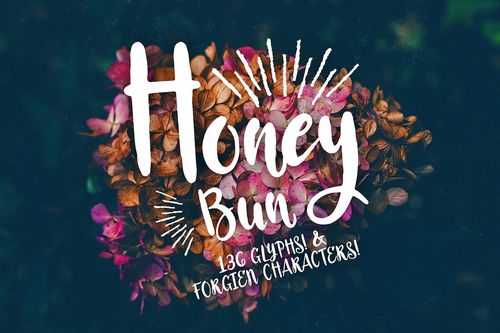 honeybun高端摄影海报手绘英文字体下载
