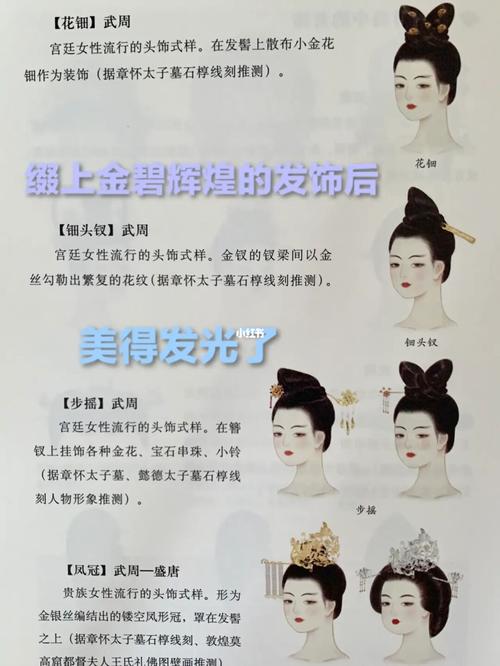 唐朝妇女百变发型:我怀疑你们是在炫耀发量_发型_首饰