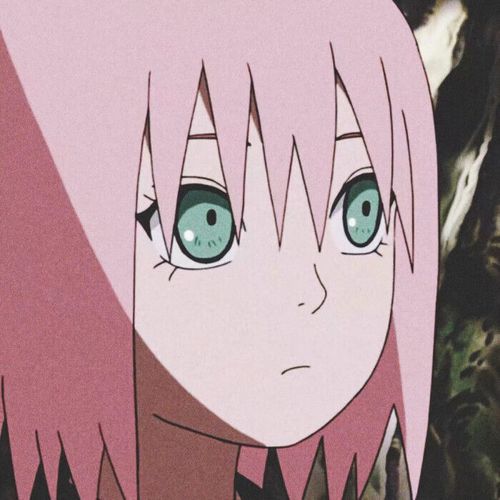 动漫头像火影忍者春野樱粉色头像小樱越来越美