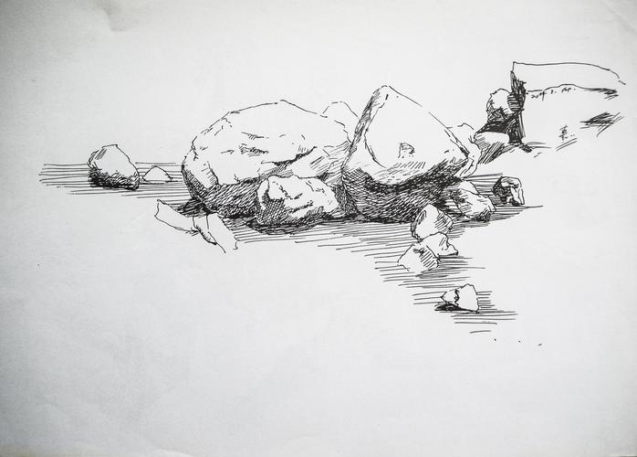 石头日记|纯艺术|速写|水车watercar - 原创作品 - 站酷 (zcool)