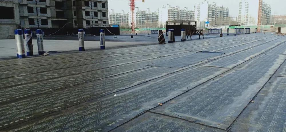 金帅牌防水卷材在钓鱼台壹号施工现场