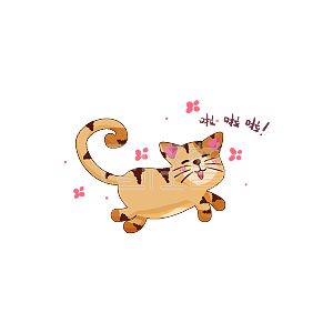 卡通动物猫咪表情包图怪兽原创元素