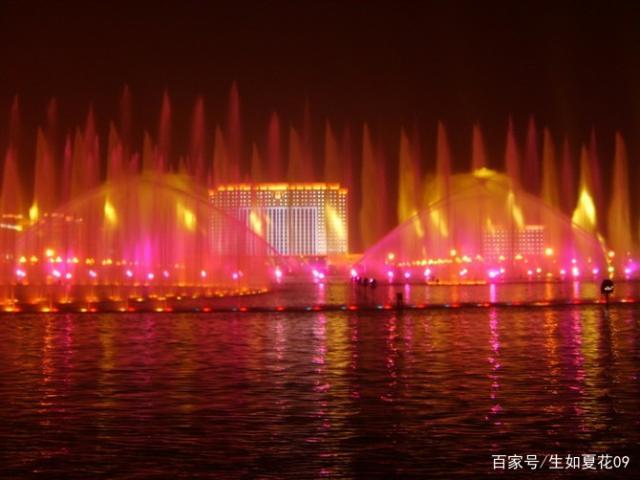 洛阳泉舜音乐喷泉,太美了