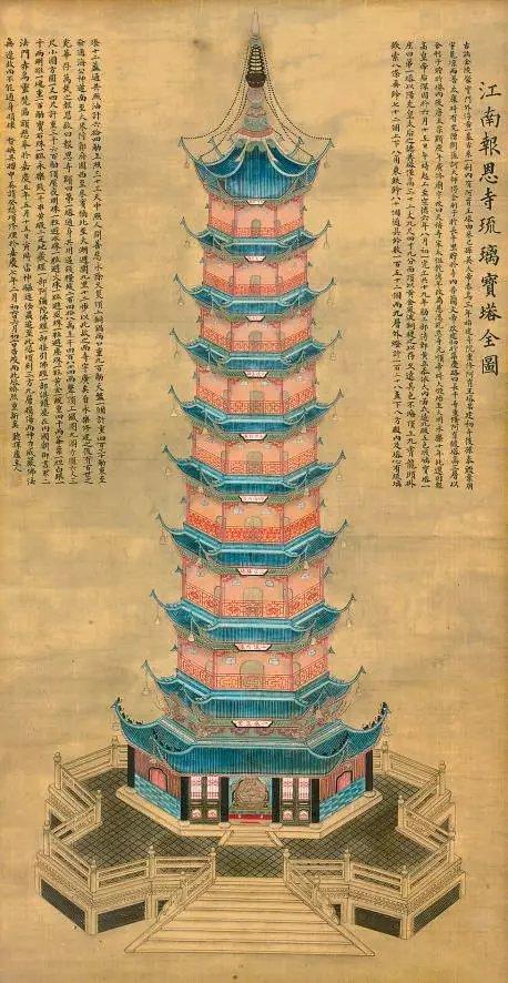 消失在历史长河中的世界七大奇观之一:大报恩寺琉璃塔