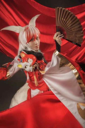 阴阳师妖狐新皮肤cosplay手机壁纸