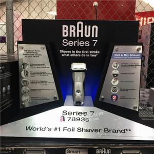 可爱鹅鹅美国代购|braun博朗series7-7893s干湿两用电动剃须刀