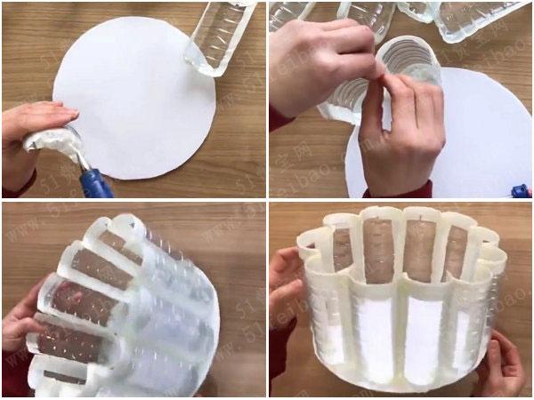 矿泉水瓶制作diy好看的收纳盒