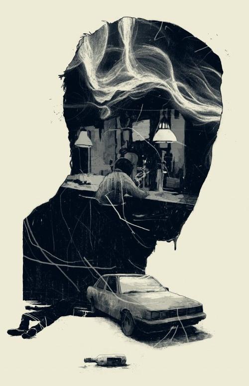 simon prades超现实主义插画设计