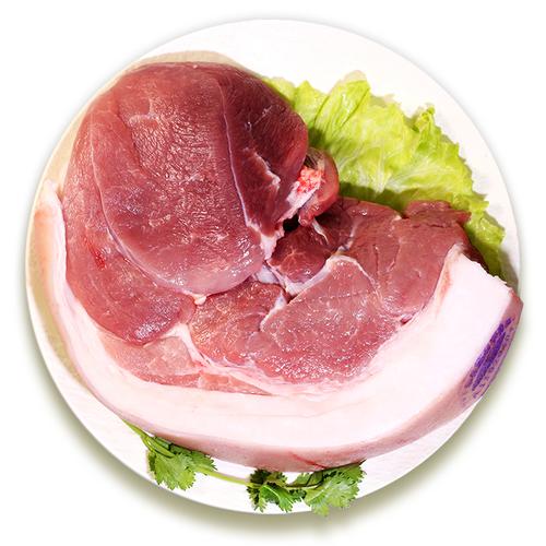 猪肉密享鲜农前腿新鲜现杀农家散养笨生前后生猪肉
