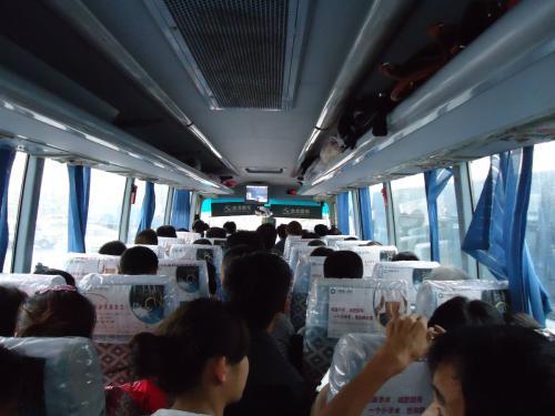 那边的东三条(温州商城旁)坐车,那里每天会有好几十辆的公共汽车拉客