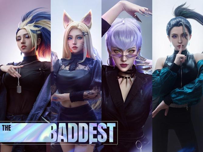 小姐姐一人cos整个kda女团?hxd,这颜值我先冲了