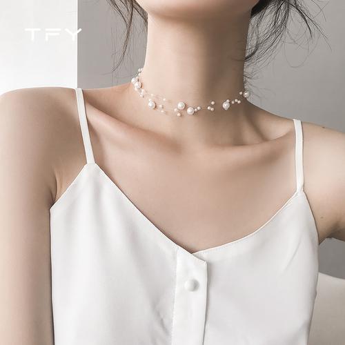 共224 件水晶大吊坠锁骨链相关商品