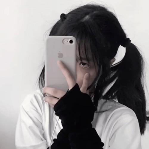 女生头像 | 手机遮脸女头像