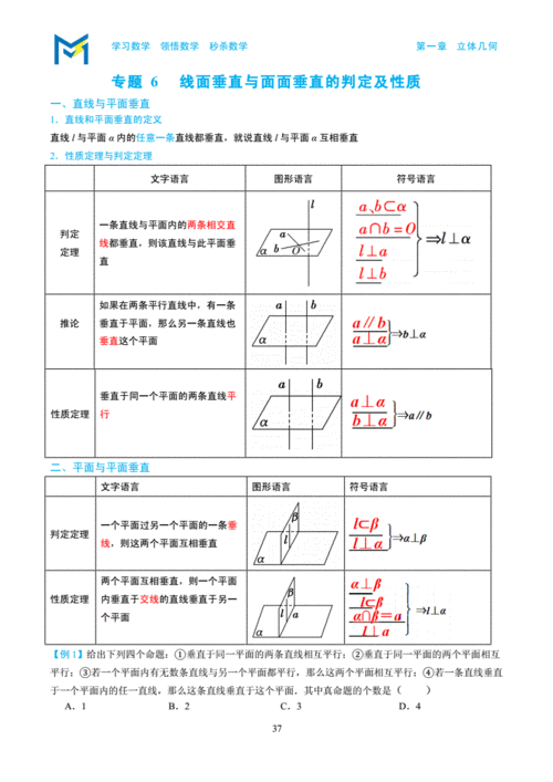 1-6线面垂直与面面垂直判定与性质.doc 7页